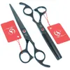 7,0 Zoll große professionelle Friseurschere 6,5 Effilierschere Salon Barbers JP440C Blaues Haar Tesouras A0132A 220317