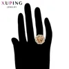 Кластерные кольца xuping jewelry fashion charm gold с синтетическим кубическим цирконием для женщин подарок 13393Cluster Rita22