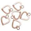 1000pcs Love Heart shaped Charms Pendant Jewelry Making Handmade Crafts diy Necklace Bracelet Supplies 14x12mm