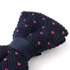 Bow Ties Knit Bowtie For Groom Fashion Knitted Tie Men Women Bowknot Adult Wedding Cravats Knitting Groomsmen BowtiesBow