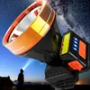 Draagbare krachtige USB -oplaadbare LED -koplamp Hoofdlamp voor vissenkamperen Outdoor Adventure