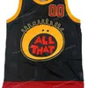 Nikivip Ship from US Kel Mitchell #00 All That Basketball Jersey Men's Stitched Black Size S-3XL Jerseys