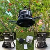 Solar Camping Lamp Fan Multifunktionell LED -ljus USB -laddning Kylfans Myggavvisande lyktan för utomhuscampinghem