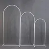 Grand Event Party Decoration 3pcs/Lot Wedding Arches Iron Pipe Gold Black N-formad Flower Stands Metal Props Backdrop Artificial Decorations