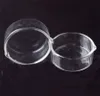 DHL 5cm Diameter Wax Glass Dish Smoking tool Container Ashtray Ash Catcher bowl For Nector Collector water bong Hookahs Dab Rig bowls