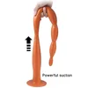 Dildos de plugue anal de silicone líquido super longo líquido Dilator de contas flexíveis Produtos Sexy Brinquedos Menores para Mulheres e Homens