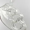 Schoon en transparant Hoge Borosilicaat Glas Waterpijp Tijger Vinger Vorm Draagbare Hookah Pipe Accessoires