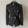 Suits Blazers Bayan Kadın Ofis Takım Ceketi Resmi Kıyafet Cepleri Sequins Hayvan Baskı Tasarım Lady Outwear artı S-XXL 22 Modeller İçin