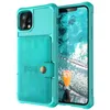 Cu Leather Flip Scephone Case для iPhone 12 Mini 11 Pro 13 Pro Max xs x xr 7 8 Se2 Skellet Cards Slots Shockpereck Cover Cover