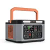 Batterie 1000W 999Wh 270000mAh Generatore di energia portatile 110V / 220V con funzione di ricarica wireless 15W - Grigio