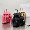 Bolsas escolares femininas de náilon 3 cores estilo mochila estilo alta qualidade bolsas correntes alças bolsa cáqui mochilas clássicas mini sacolas