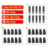 Инструменты слесаря ​​для автомобилей KD Transponder Chip 10pcs/lot 48 4c 4d 46 Чип автомобиля для программиста Keydiy KD-X2.