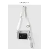 Bag, women's bag, Korean version, new PVC Single Shoulder Messenger versatile, niche ins small square fashion transparent jelly
