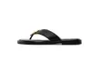 2022 neueste Designer-Sandalen mit Zehenstegriemen für Herren und Damen, Unisex, Lux-Mode, Zehensteg-Sandalen aus Leder mit goldfarbenen Beschlägen