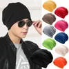 Cappello da berretto alla moda da uomo da donna Sottile berretto da teschio slouchy elasticizzato morbido hip-hop