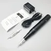 EST Black Wireless PMU Electric Microblading Tattoo Machine Permanent Makeup Pen with Cartridges 220623