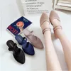 Sandals Fashion Women's 2022 Mules Slippers For Beach Shoes Close Toe Women Heels Strappy Wedges Plastic SandalsSandals