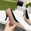 Met doos lederen schoenen Mary Jane Pumps Midjuwelen Hiel Dress Shoes Metallic Technische stof Sandalen Kristallen Hoge hakken Party Wedding Vrouwen Sneaker