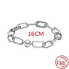 새로운 스타일의 숙녀 팔찌 남자 고급 로즈 골드 U- 체인 스타일 패션 고급 소녀 액세서리 원본 Fit Pandora Bangle 인기있는 여자 보석 선물