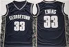 3 Allen Iverson Jersey Patrick Ewing Jersey 2022 NCAA Georgetown Hoyas Bethel Lisesi Dikişli Kolej Basketbol Formaları Jalen Rose Michigan Wolverines Wears