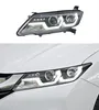 Bilhuvudljus för Honda City LED DAYTIME RUNDLIGHT STORDLIGHT MONTERING 2016-2018 DYNAMISK TURS SIGNAL Högstråle Auto Accessories Lamp