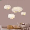 Lampes suspendues Nuage flottant moderne LED Lumières Lampe de salon Bar Boutique Décor Luminaires suspendus Kid Drop LightsPendant203q