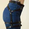 NXY Bondage BDSM Seksspeeltjes voor koppels Body Women Harness Gothic Garter Belt PU Leer Volwassenen Erotische winkel 220419