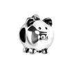 925 Silver Fit Pandora Charm 925 Bracelet Authentic Cat Yarn Ball Charm Cute Animal Fit Charms مجموعة قلادة DIY غرامة الخرز المجوهرات
