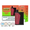 오리지널 vapen mons 6500puffs 일회용 vape 장치 e 담배 16ml e- 액체 메쉬 코일 공기 흐름 조절 가능한 유형 C 충전식 증기 가죽 패치 디자인 모드 키트