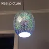 Подвесные лампы скандинавские 3D нарисованные звездные стеклянные светильники