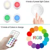 LED Puck Light Remote Control Dimmable Wireless Touch Sensor Battery Operated Portable Kitchen Hallway Closet Cabinet Night Lamp5851417