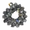 Natural Grey Labradorites Nugget Freeform Collana con pietra sfaccettata Catene da 20 '' Morr22