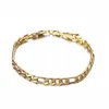 10MM 18K Plaqué Or Chaînes Bracelet Pour Hommes Femmes Hip Hop Poignet Lien Bracelets Cadeau Présent