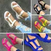 Sandals Women's Flat Middle Heel Open Toe Casual Shoes Comfortable Outer Wear Wedge Platform SandalsSandals