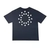 실제 사진 2022 빈티지 티셔츠 남성 여성 1 고품질 폼 프린트 그래픽 티 느슨한 탑 짧은 슬리브 2617