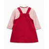 Sukienki dla dziewczynki Dziewczyny Dress Wzór Flanel Elegancka kamizelka dla dzieciaka w przedszkolu wiosna jesień ubrania dla dzieci 1-3 lata
