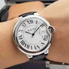 Kvinnor tittar på män Luxur Designer Christmas Presents Wrist Ballon Bleu Women's New Authentic Men's Fashion Full Automatic Mechanical Waterproof Quartz Zhq0