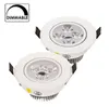 9W 12W LED Down Light Dimmabable WarmpureCool Beyaz Gömülü LED LAMP SPOT IŞIK AC85265V1253825