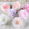 30 pçs / lote 10 cm grande artificial branco rosa seda flor cabeça DIY decoração casamento grinalda scrapbooking artesanato flowers falsificadas 220406