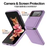 étuis pour Samsung Galaxy Z Flip 3 bagages étui de téléphone flip3 coque à charnière film tout-en-un housse de protection