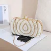 Pearl Clutch Bruidsmeisje Tas Beaded Clutch Rhinestone Diner Evening Bags Diamond Bridal