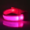 Party Decoration Luminous Armband LED Arm med flerfärgad sportfestival Cool Night Light Ring Nylon Strap ArmeletParty
