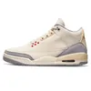arrival 2023 mens basketball jumpman shoes 3 3s iii muslin cardinal red racer blue medium grey georgetown blue cement women trainers sneakers 3647