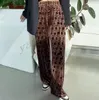 Herbst 2022 Designer-Luxus-Damenhosen. Hosen mit weitem Bein, modischer High-End-Flanell-Kanarienvogel für Freizeit und Komfort