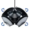 Zonne -aangedreven hanglampen Buitenschuur Hanglamp met afstandsbediening 4 Leaf LED Wandlicht voor Garage Tent Corridor