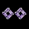 Charm Geometric rectangle AAA grade Zircon Earrings colorful inlaid network style classic simple manufacturer direct selling Earrings Designer Jewelry Women