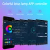 Golvlampor lampa atmosfärbord nattljus remsa matta inomhus hem sängdekor wifi/bluetooth rgb färgglada musik lampgolv lampor floor