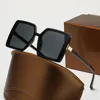 Luxusmarke Designer Sonnenbrille f￼r Frauen M￤nner m￤nnliche Frau Pilot polarisierte gro￟e Rahmen Square Outdoor Classic Fashion Gl￤ser Brillen Brillen Eyewear