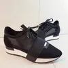 Designer Race Runner Sneaker Skor, Herr Casual Flats För Par Mesh Andas Sport Outdoor Trainers EU35-46