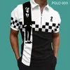 Men's Clothing Europe and The United States Spring and Summer POLO Shirt Zip-up Color Men's T-shirt Oversized Shirt Tops 220702